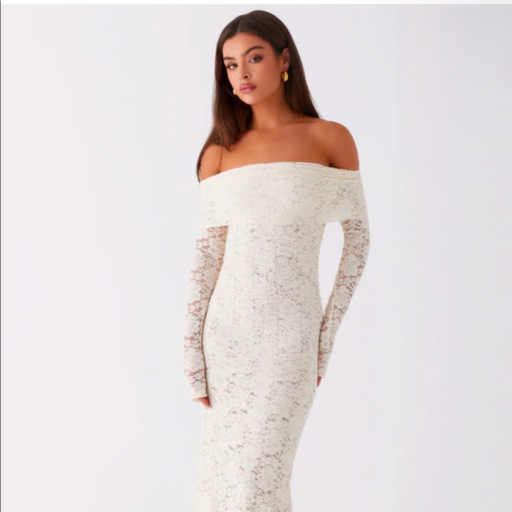 PEPPERMAYO - Yours Always Lace Maxi Dress - Ivory